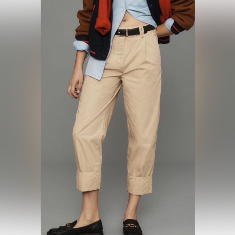 Anthropologie high waist wide cuff pants - Picture 6 of 6